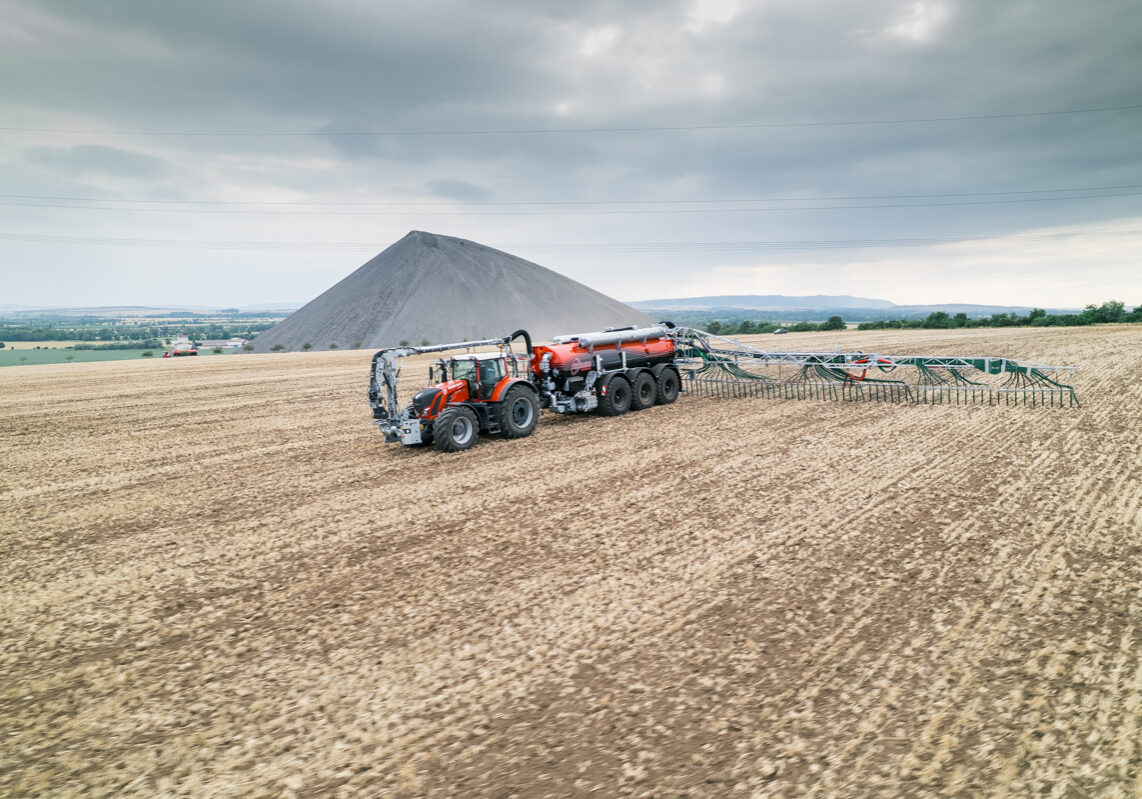 Gärrest mit 36 Meter Gestänge